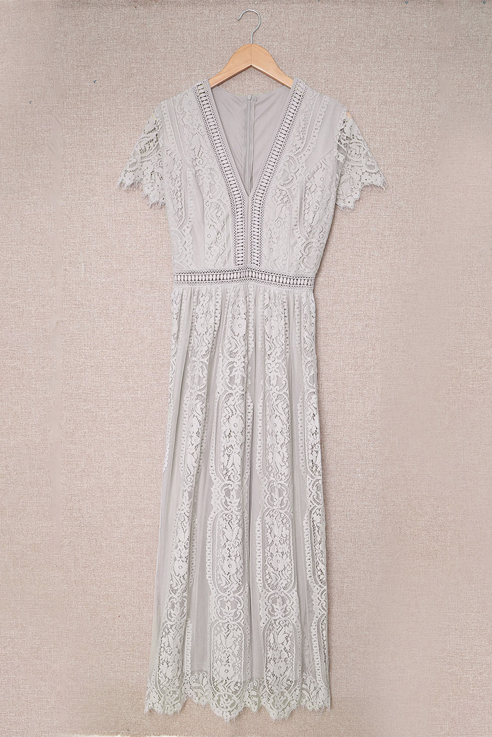 Fiery Heart Lace Dress