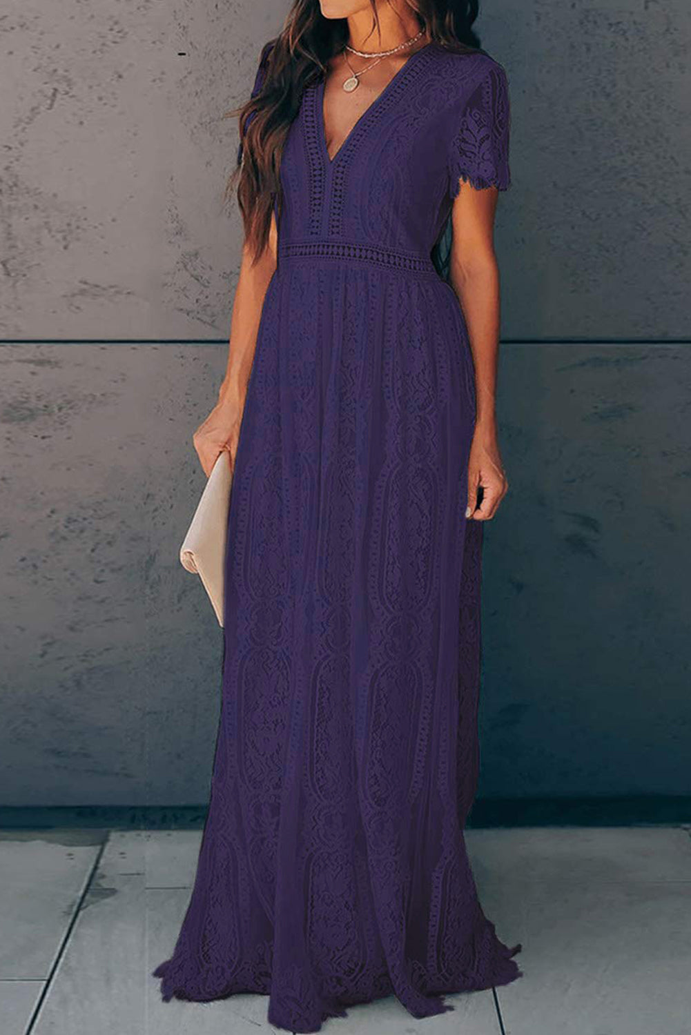 Fiery Heart Lace Dress