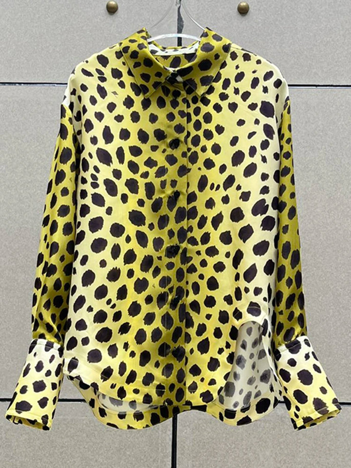The Isabeau Leopard Lapel Set