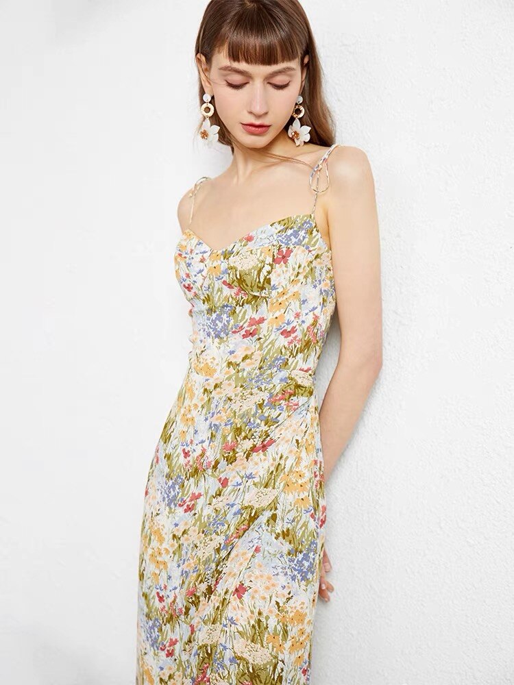 The Josephine Slit Slip Dress