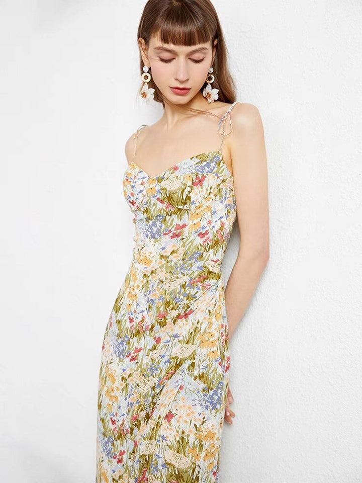 The Josephine Slit Slip Dress