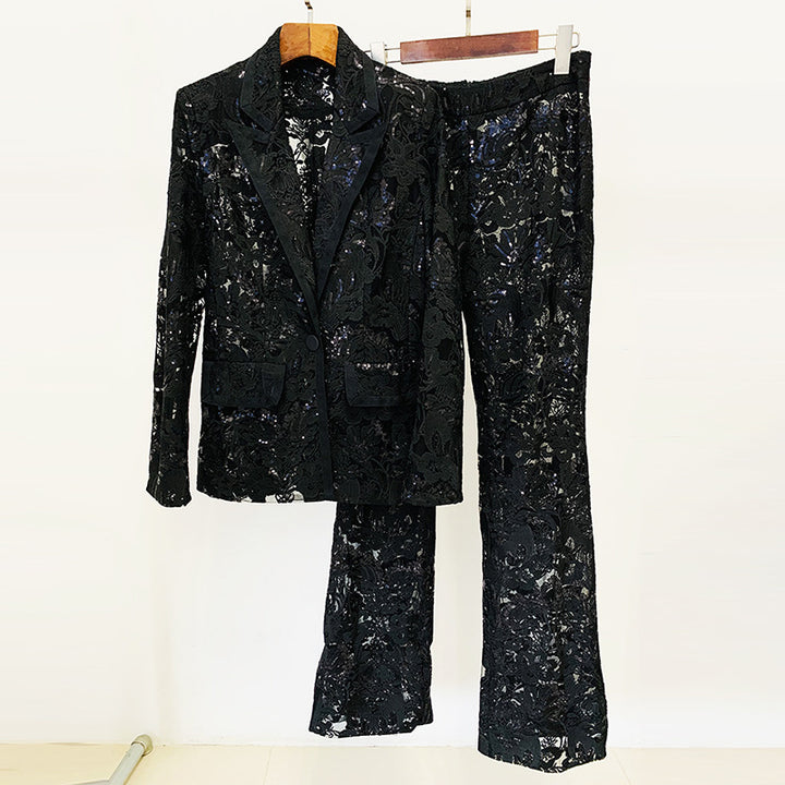 The Marisol Sequin Blazer Set