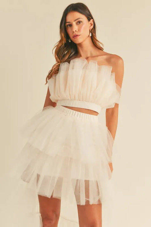The Giselle Ruffle 2-Piece Set