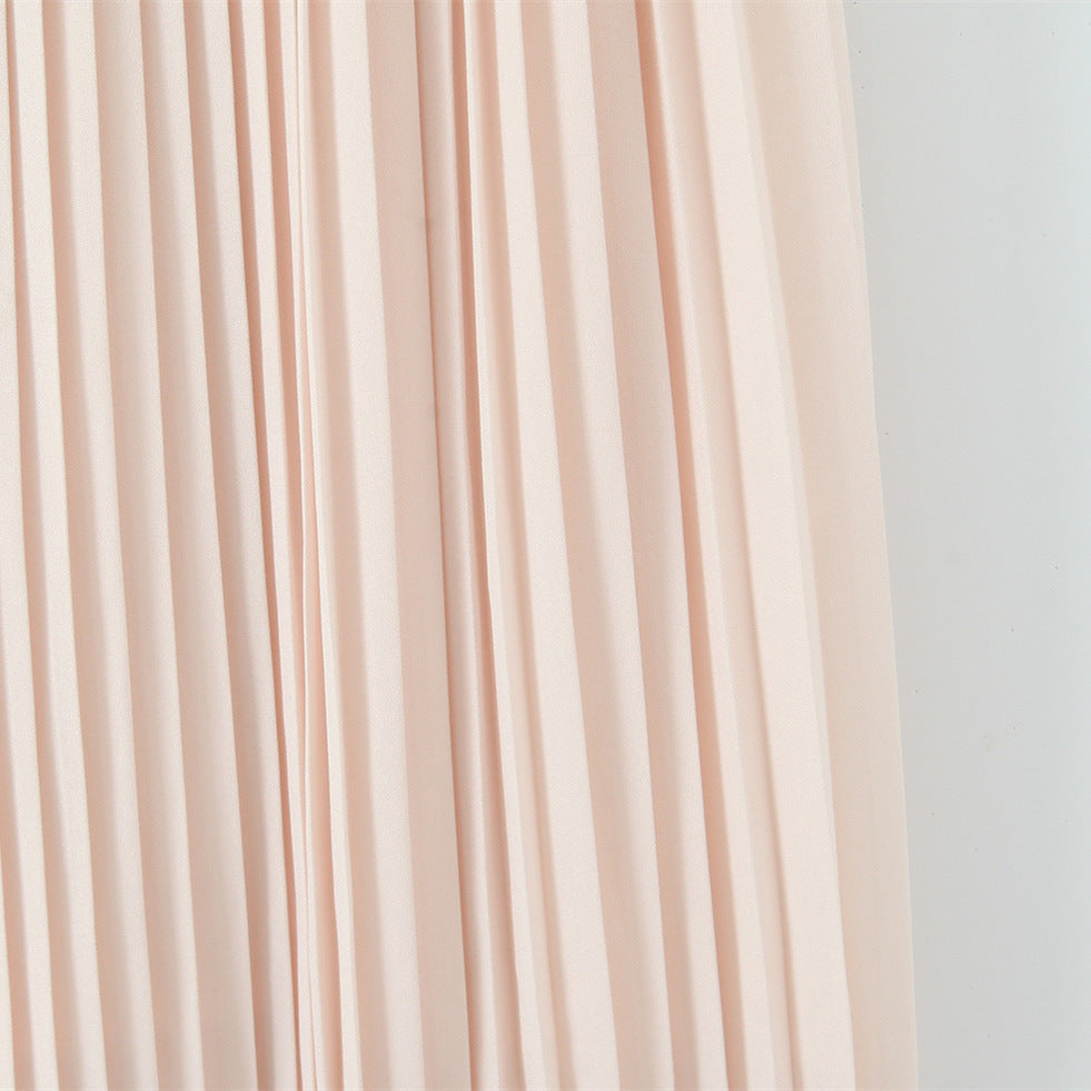 Sexy pleated waist cinching strapless dress