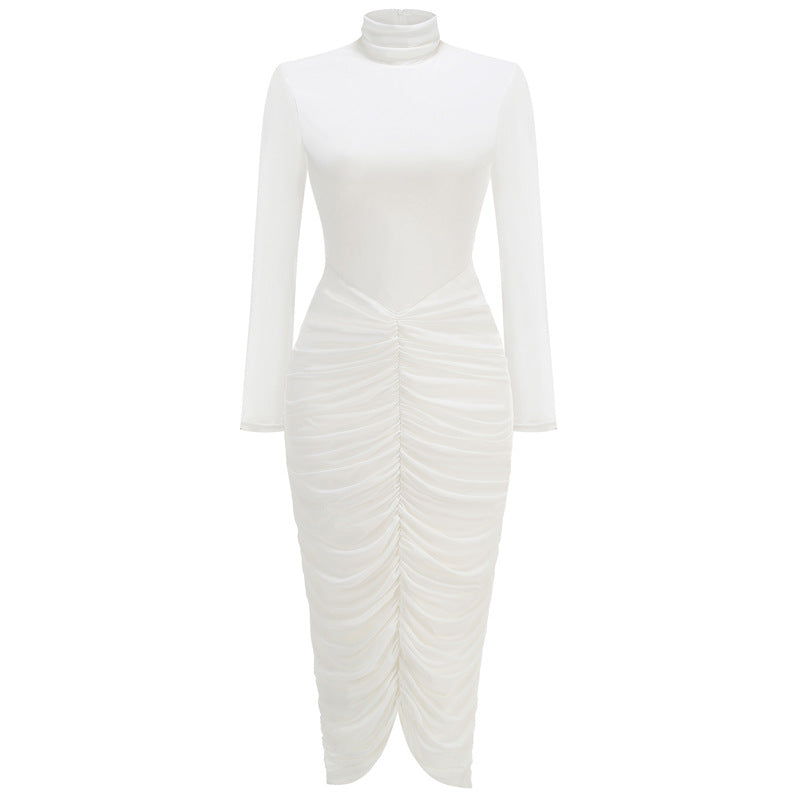 Mesh dress mid length