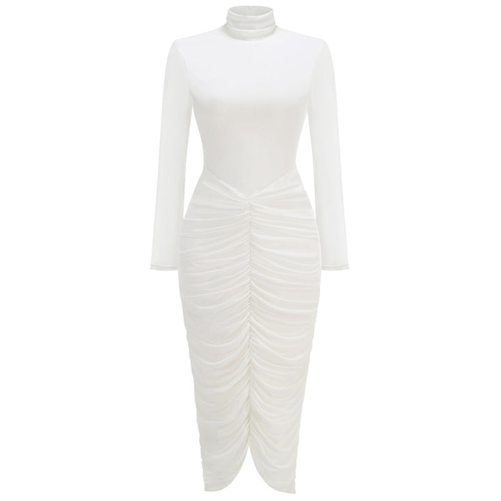 Mesh dress mid length