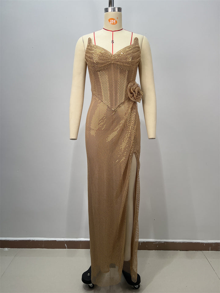 Summer New Fashion Spicy Girl Strapless Long Dress Women&
