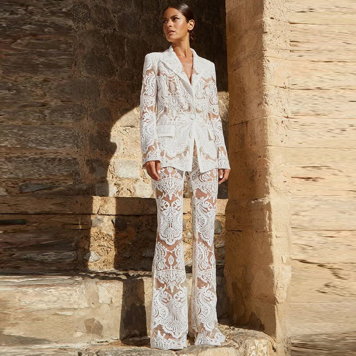 The Marisol Sequin Blazer Set