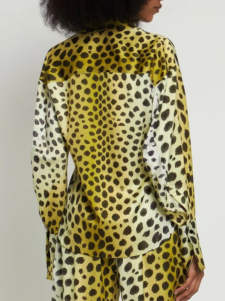 The Isabeau Leopard Lapel Set