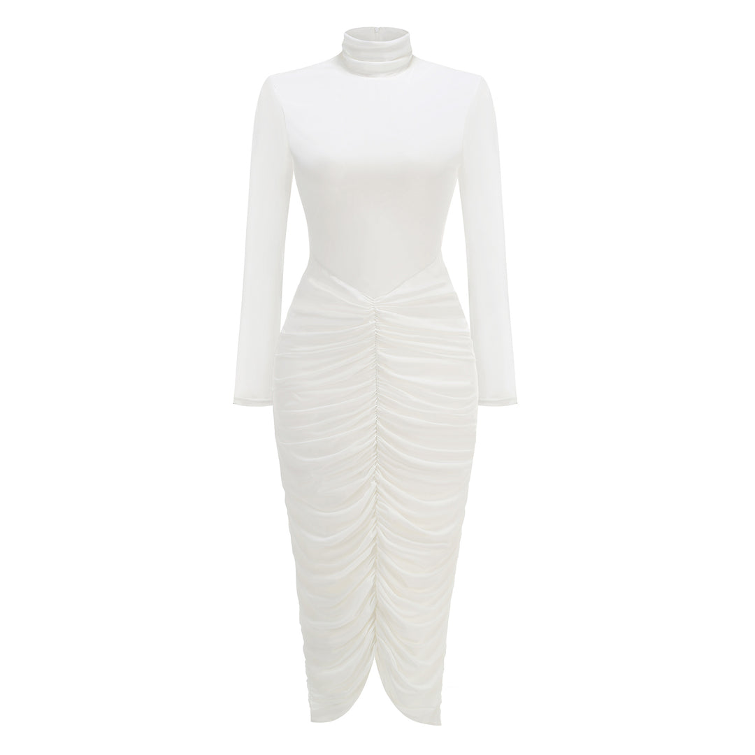 Mesh dress mid length