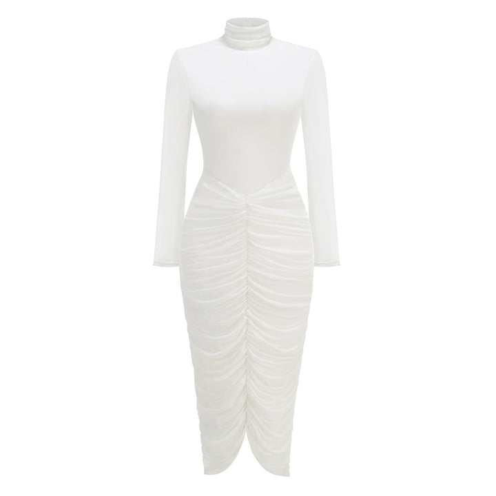 Mesh dress mid length