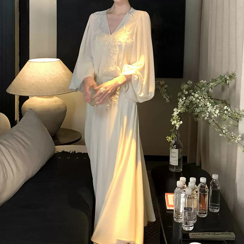The Solene V-Neck Dress