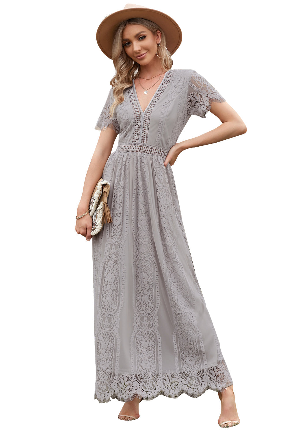 Fiery Heart Lace Dress