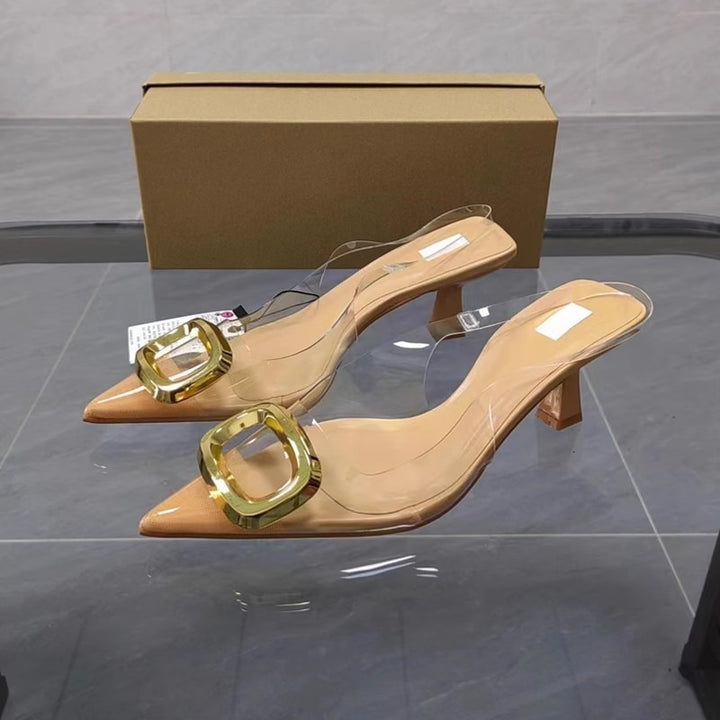 The Beatrix Buckle Heels