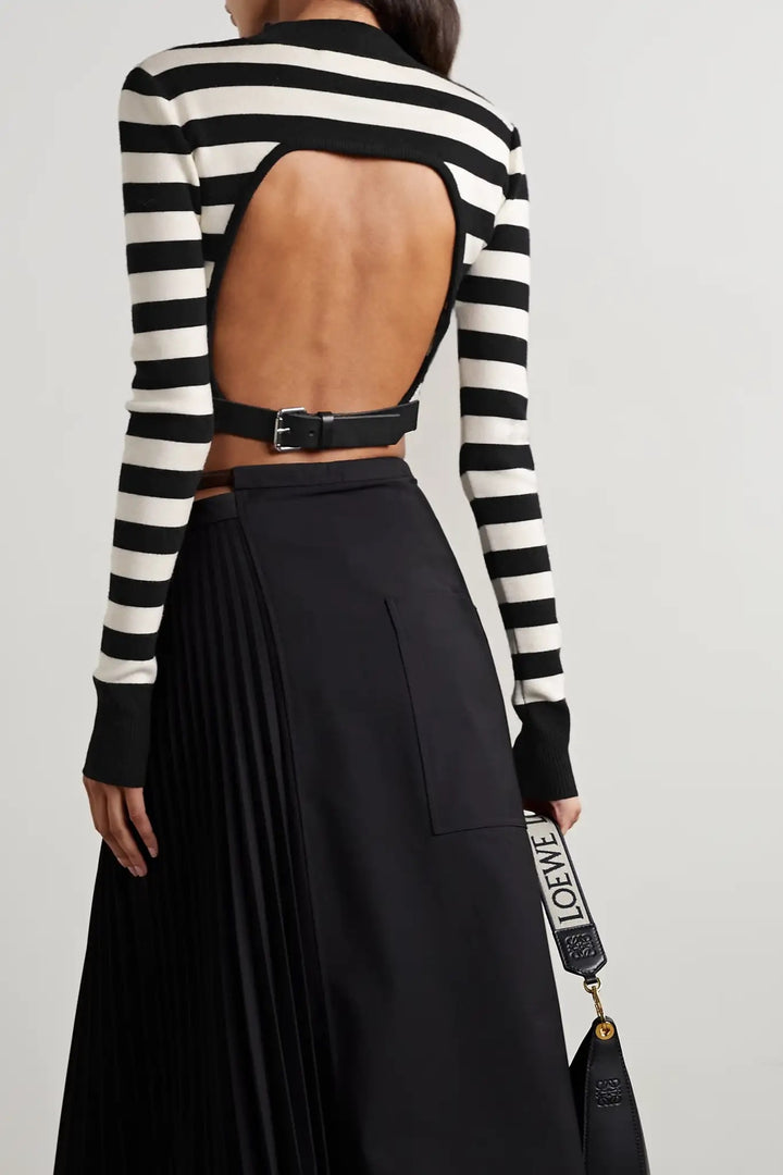 The Fleur Striped Sweater