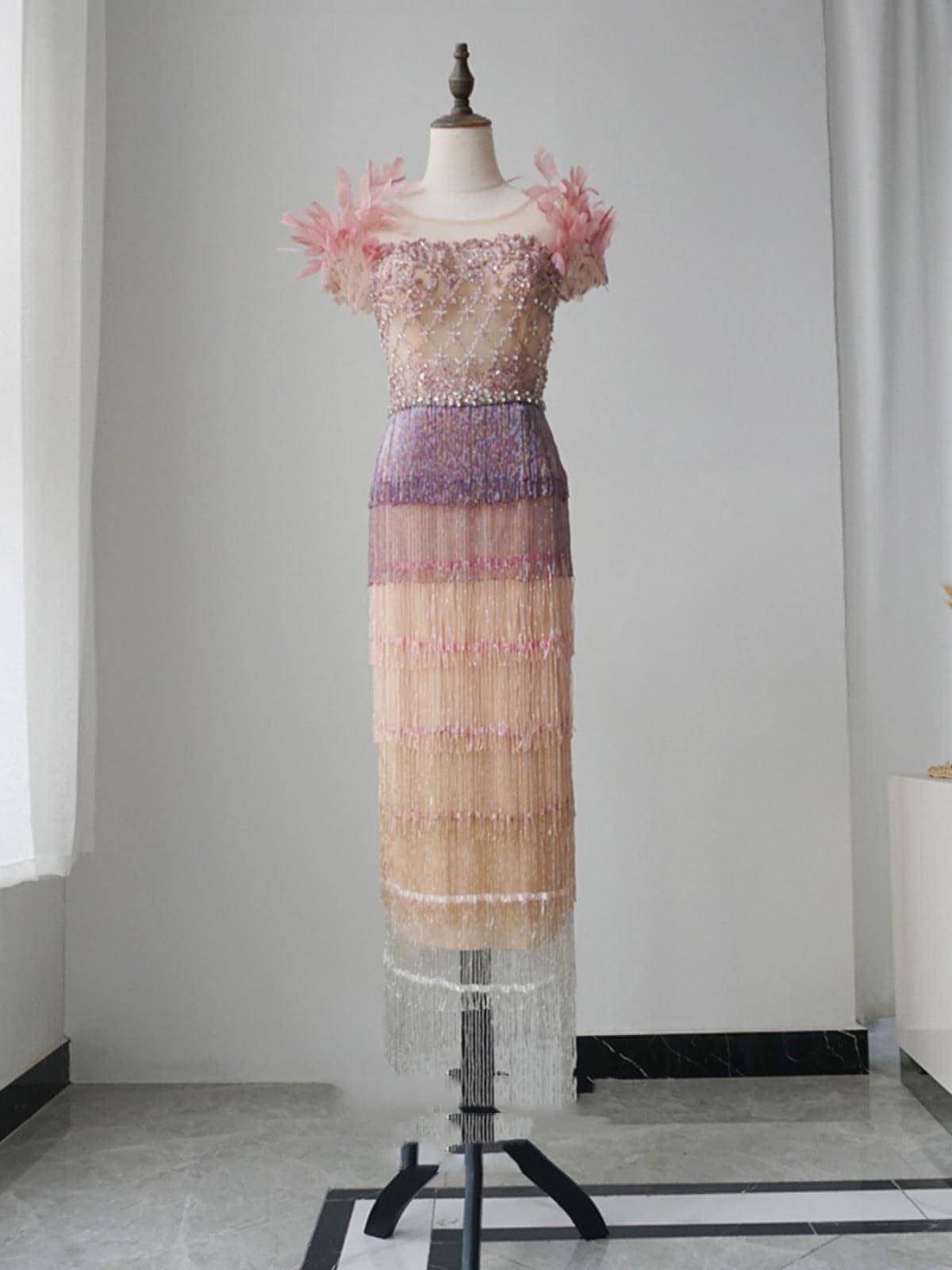 Crystal Evening Dress