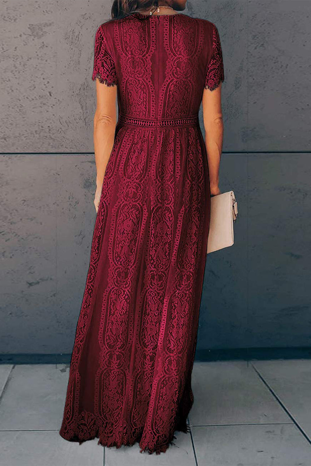 Fiery Heart Lace Dress