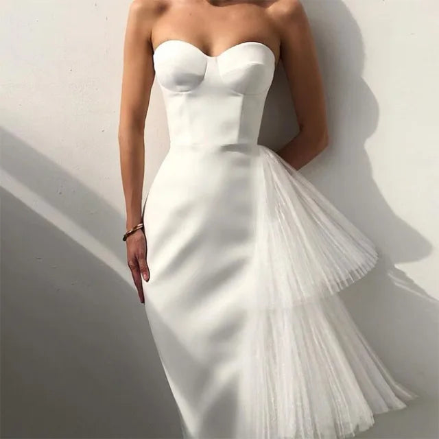 New Red Color Women Sexy Off the Shoulder Ruffles Bodycon Mid-calf Dress Rayon Bandage Celebrate Birthday Party Dress