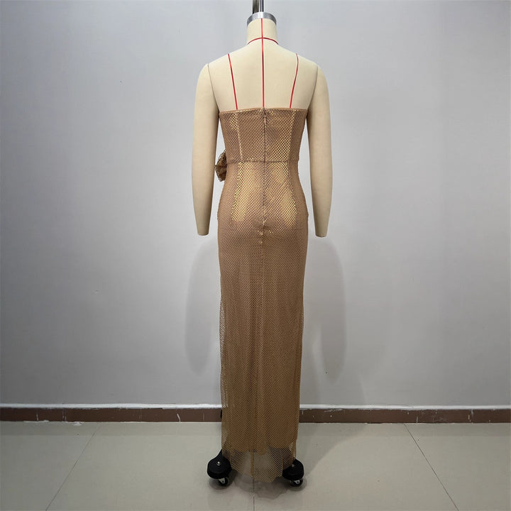 Summer New Fashion Spicy Girl Strapless Long Dress Women&