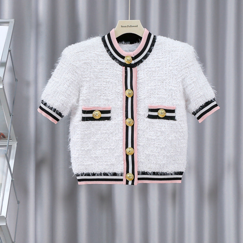 The Beatrix Button Cardigan Set