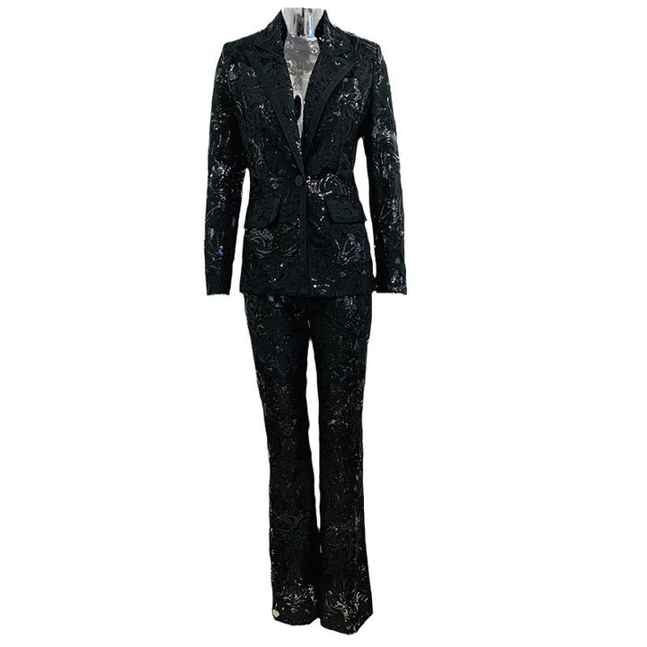 The Marisol Sequin Blazer Set