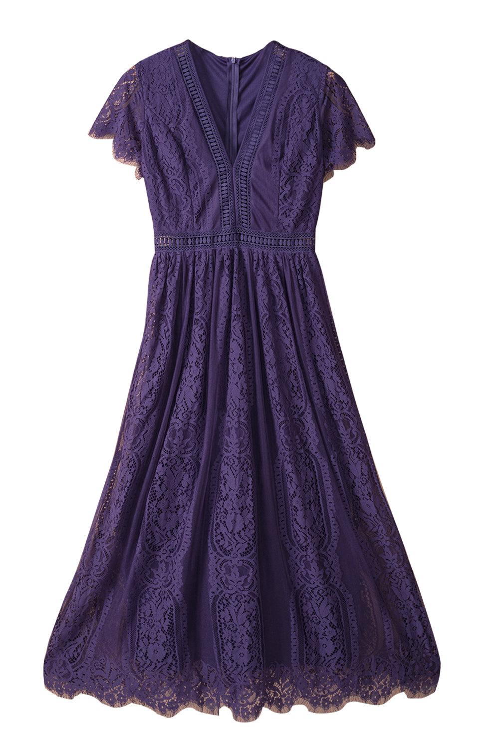 Fiery Heart Lace Dress