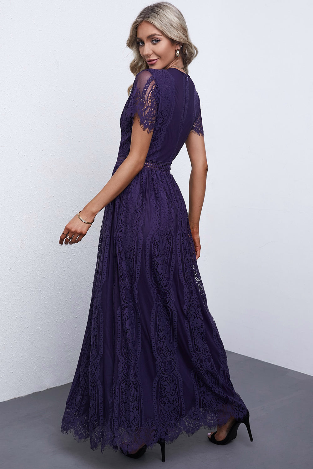 Fiery Heart Lace Dress