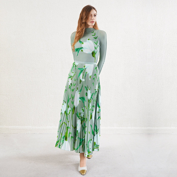 Half skirt two-piece set for women&