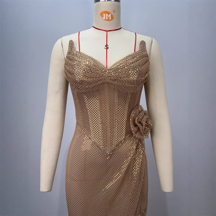 Summer New Fashion Spicy Girl Strapless Long Dress Women&