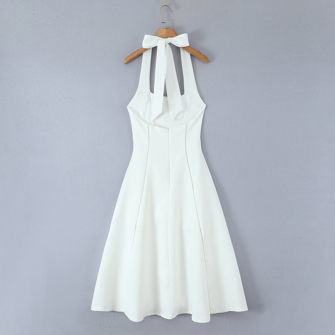 Neck strap dress