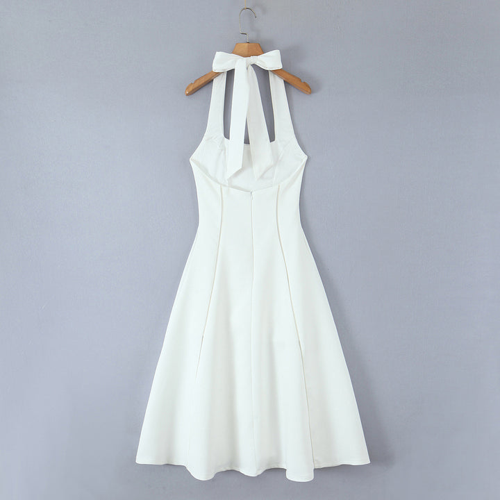 Neck strap dress