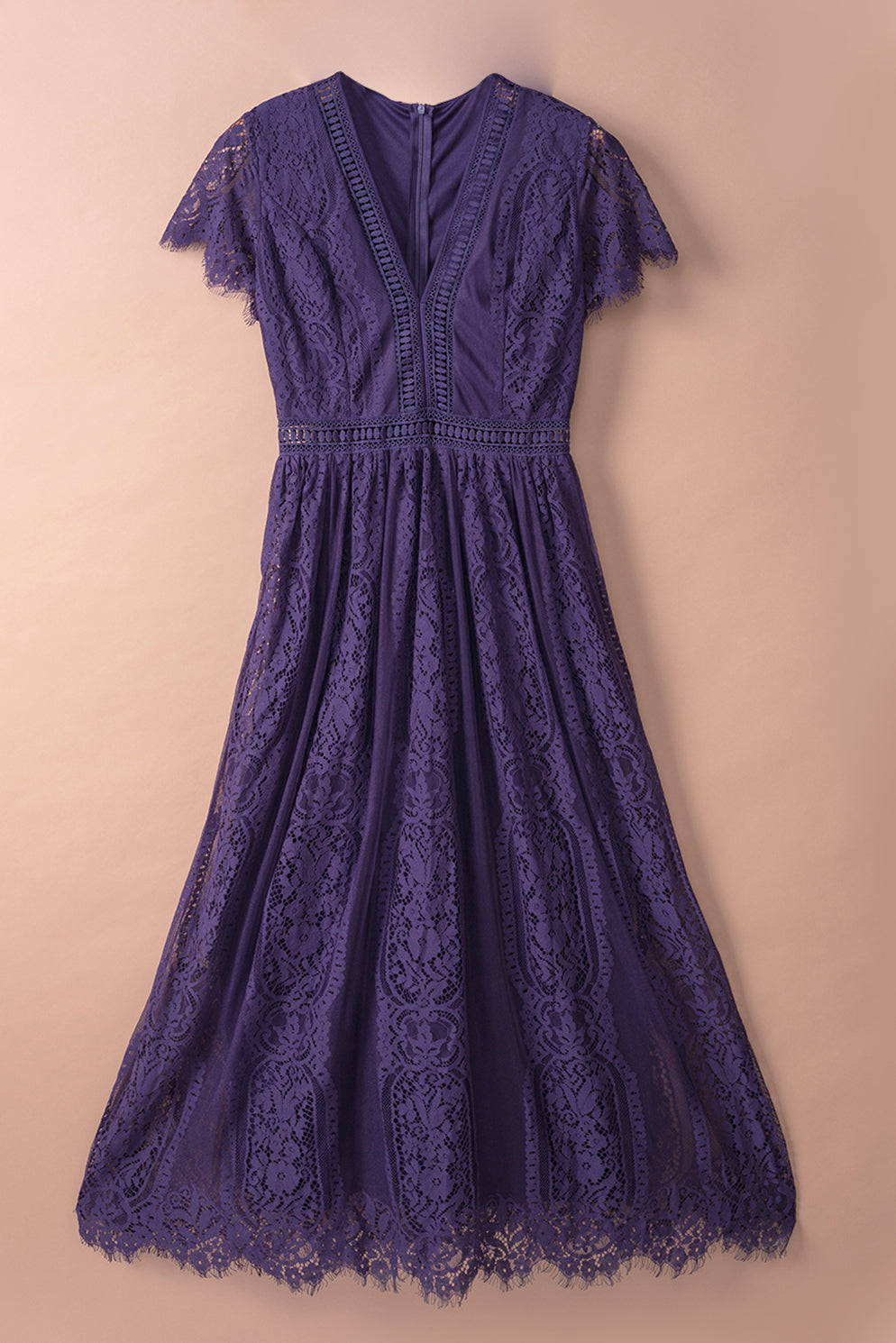 Fiery Heart Lace Dress