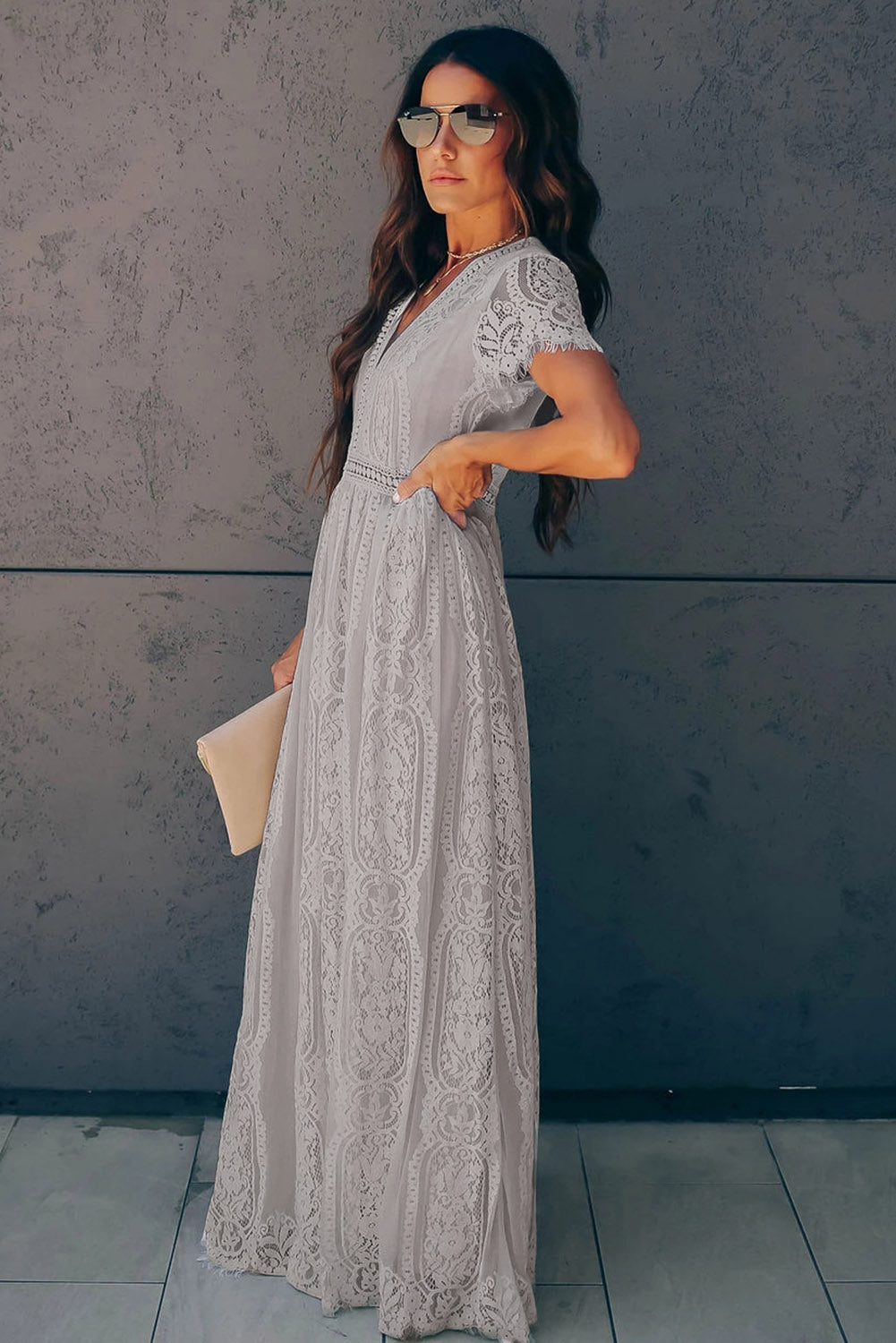 Fiery Heart Lace Dress