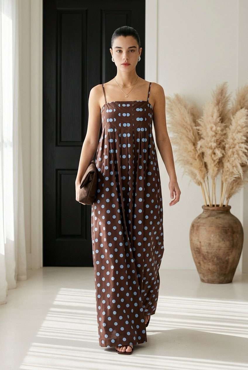 Amoura Pleated Maxi