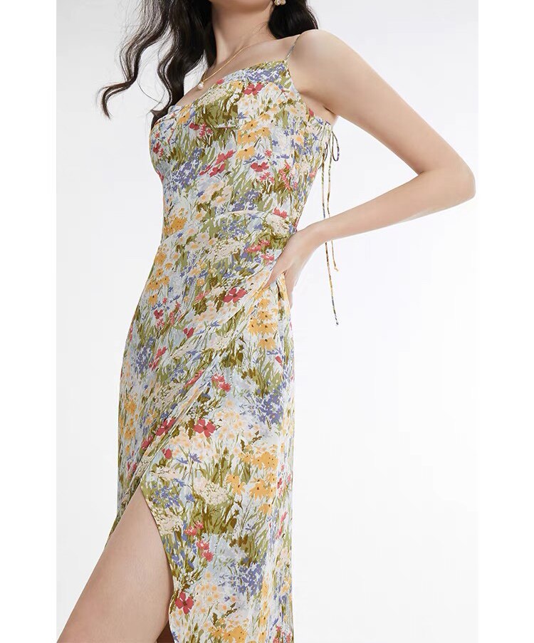 The Josephine Slit Slip Dress
