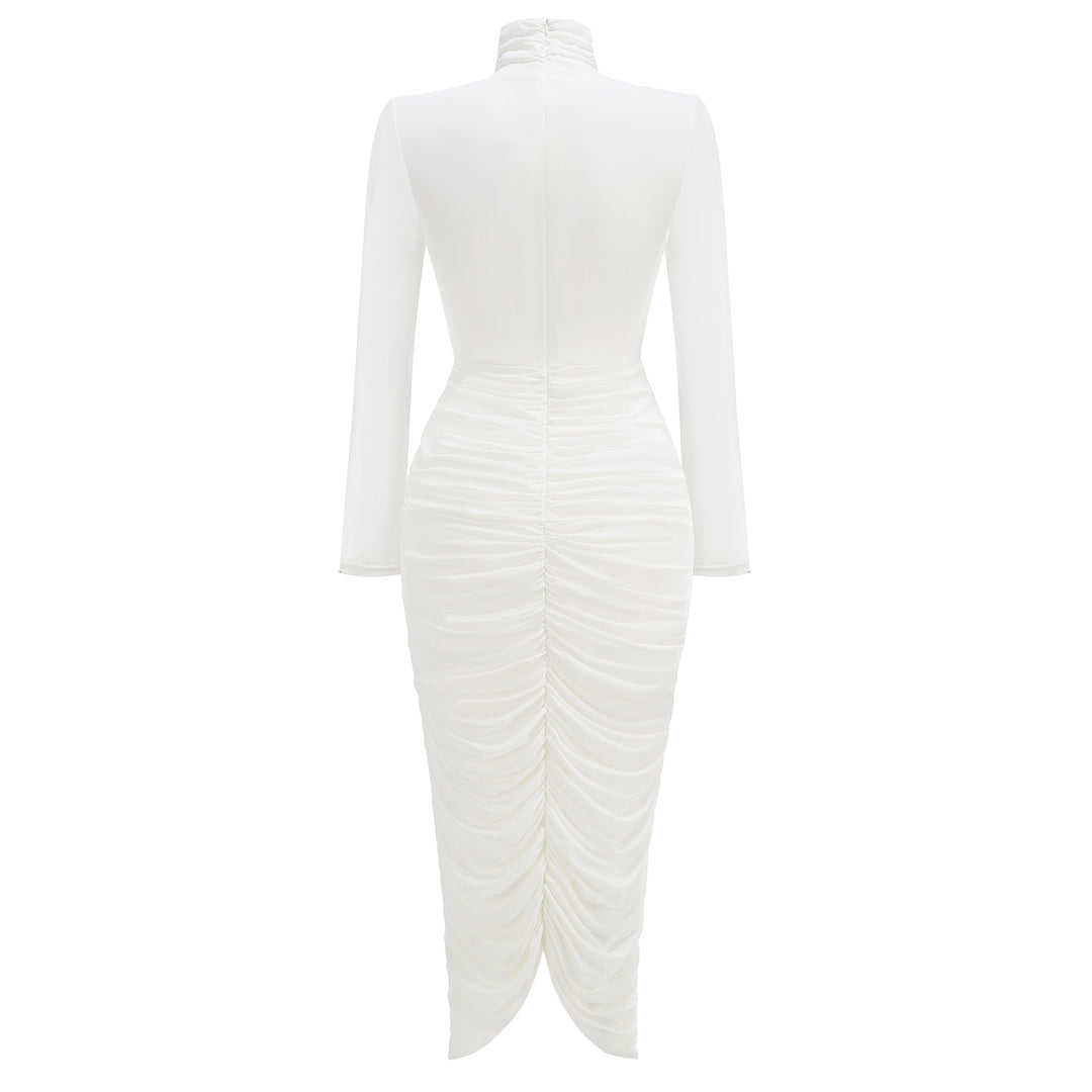 Mesh dress mid length