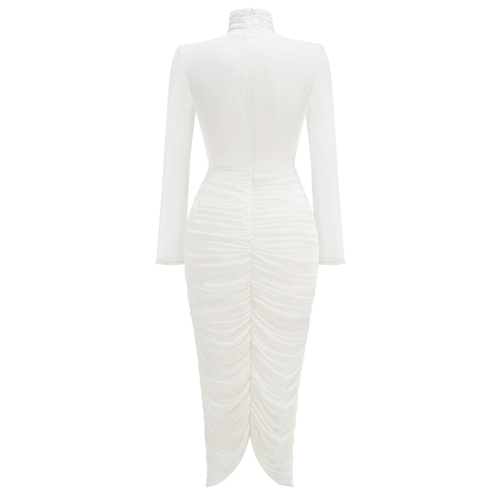 Mesh dress mid length