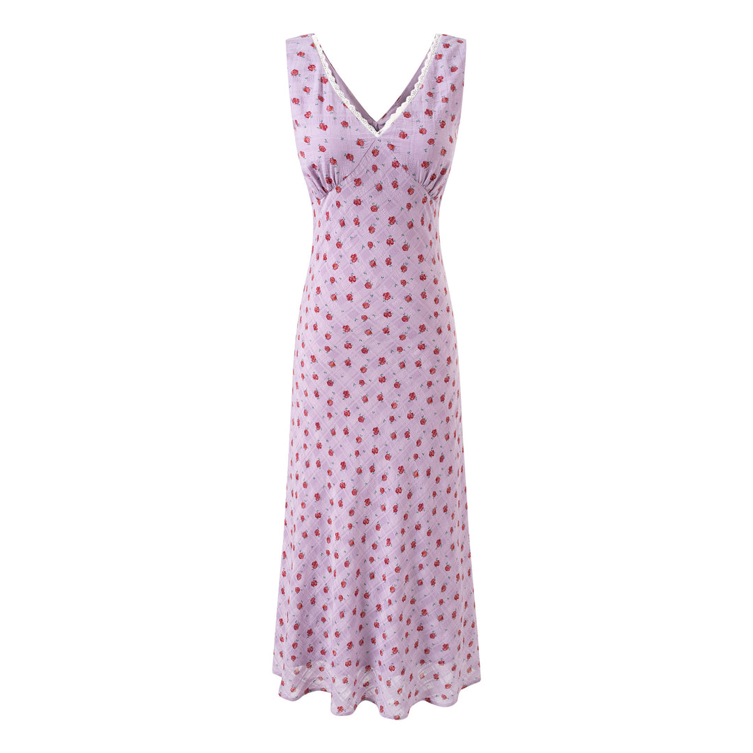 V-Neck Sleeveless Dress