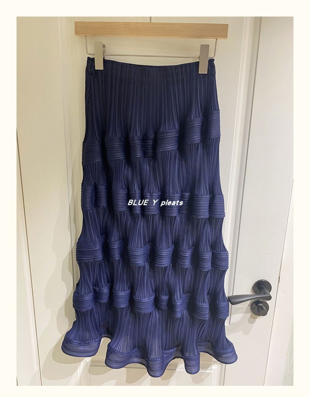 Pear-Shaped Body Skirt Summer Temperament All-Match New Pleated High Waist Mid-Length Pleated Skirt