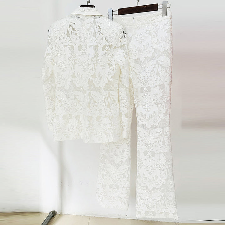 The Marisol Sequin Blazer Set