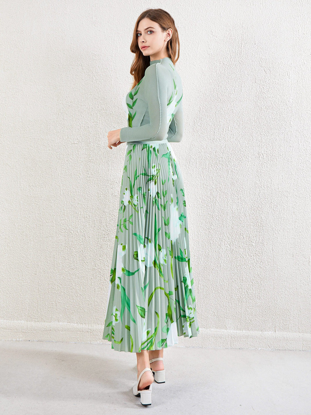 Half skirt two-piece set for women&