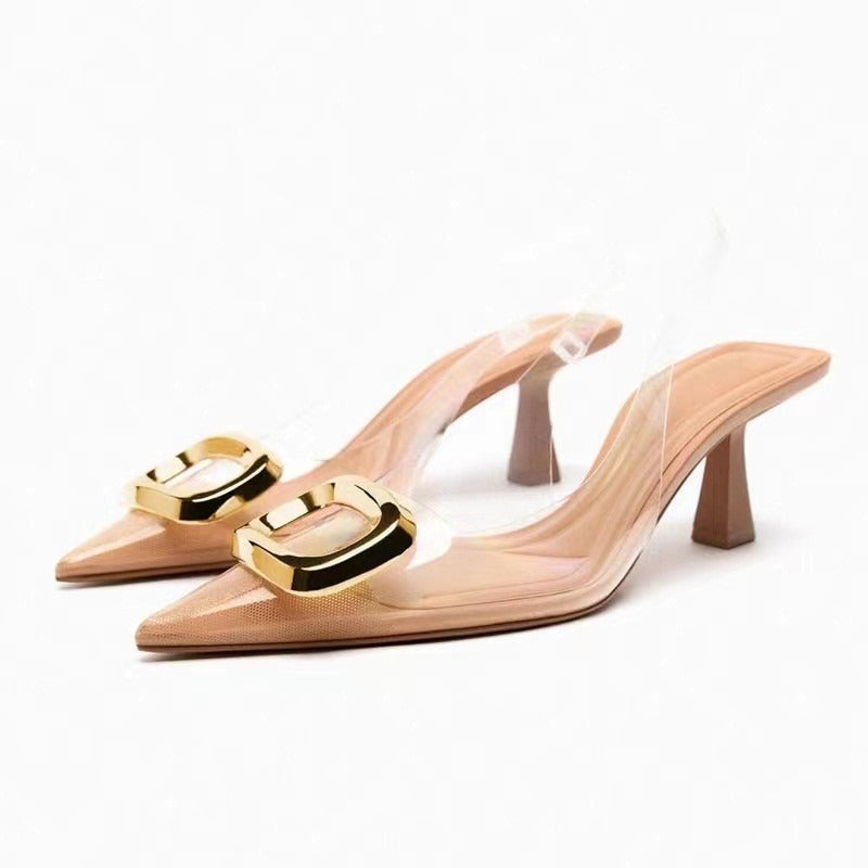 The Beatrix Buckle Heels