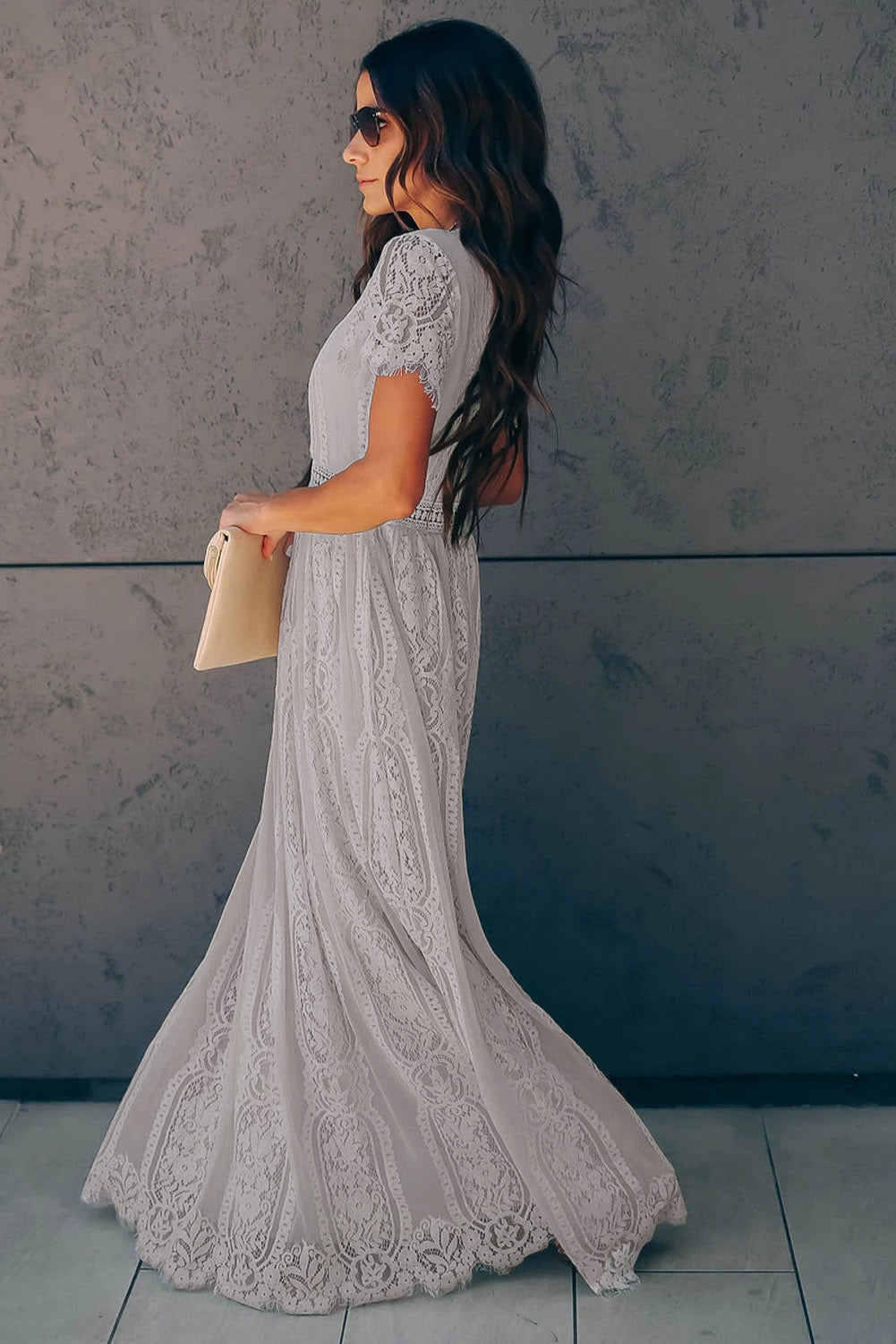 Fiery Heart Lace Dress
