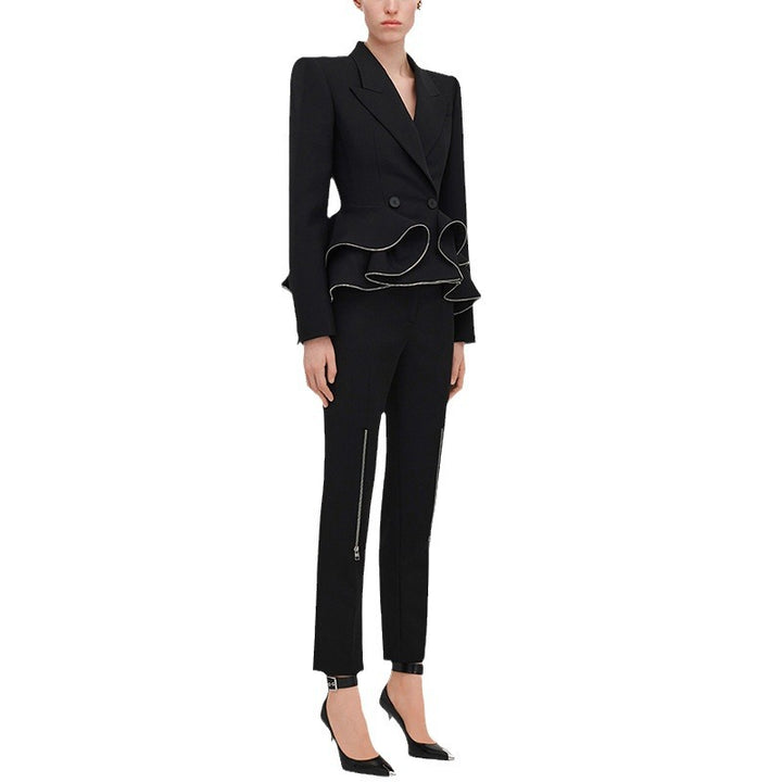 The Serena Ruffle Suit Set