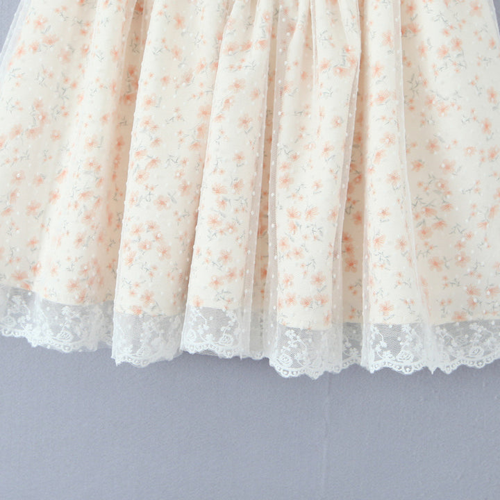Floral strapless dress