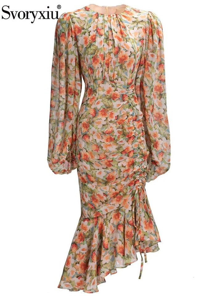 High Quality Designer Runway Gorgeous Elegant Mermaid Dress Women&