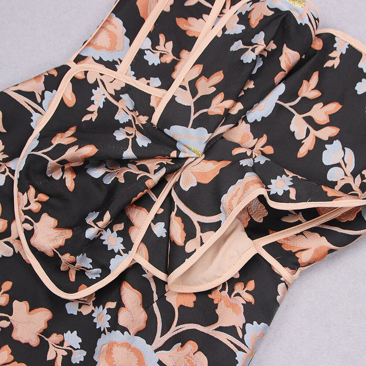 Summer New Fashion Sexy Temperament Color Wrap Chest And Hip Dress for Women