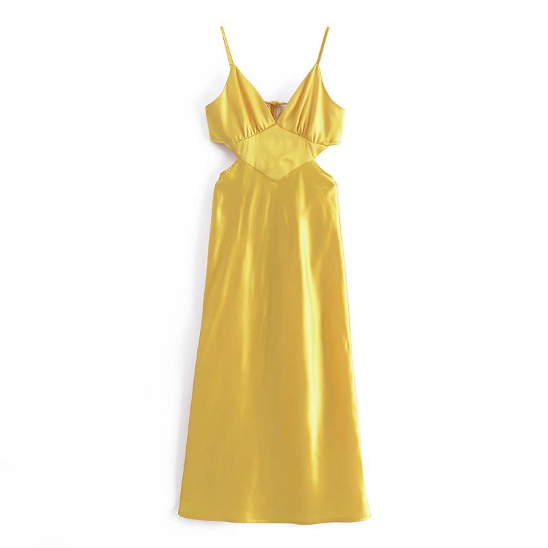 The Odalys Satin Suspender Dress
