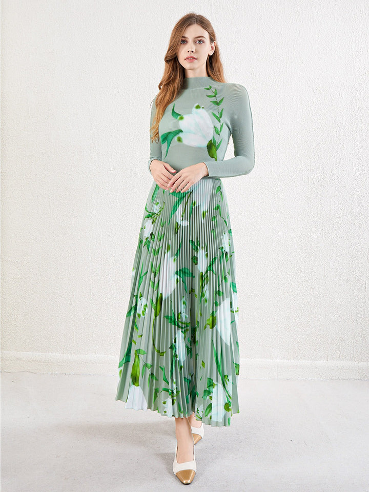 Half skirt two-piece set for women&