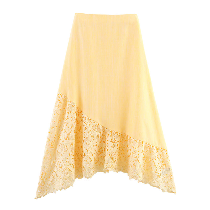 Style Sleeveless Top and Skirt Set with Elegant French Design